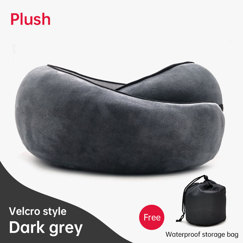 Memory Foam Neck Travel Pillow: Soft, 360° Head Support