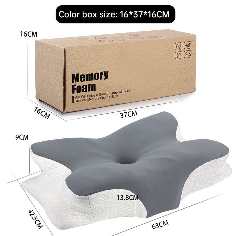 Butterfly Shape Memory Foam Neck Support Pillow for Ultimate Comfort