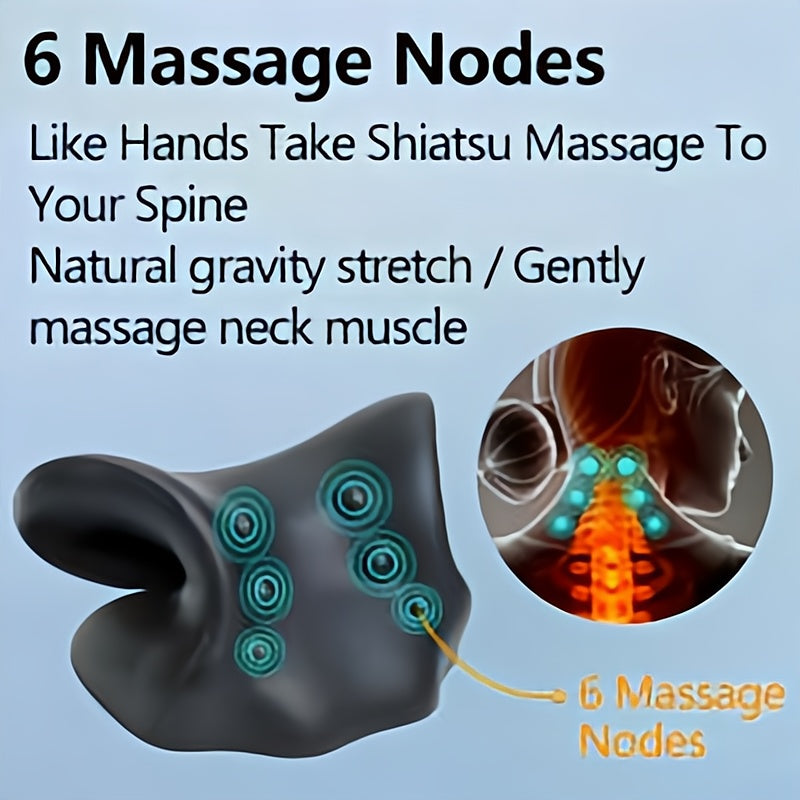 Heated Neck and Shoulder Relaxer Cervical Traction Device