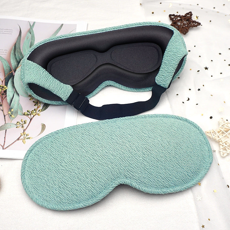 3D Blackout Eye Mask with Nasal Wing