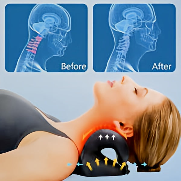 Heated Neck and Shoulder Relaxer Cervical Traction Device
