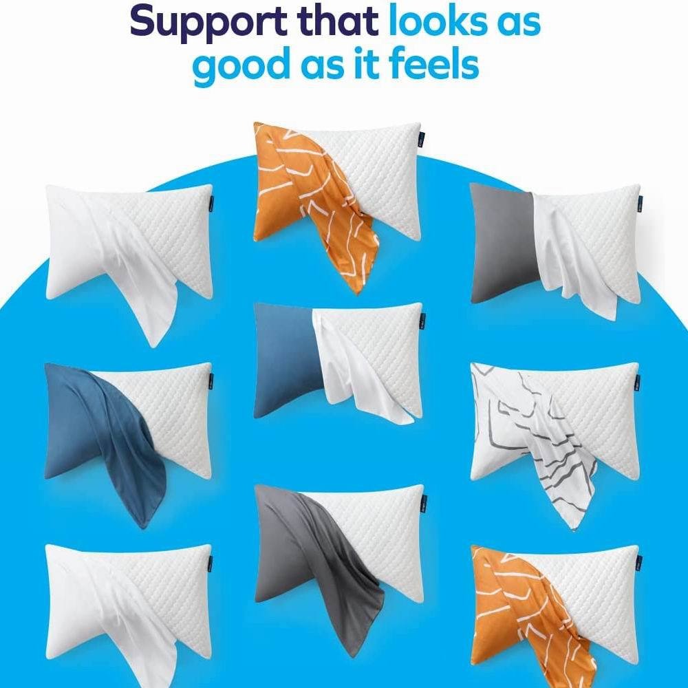 Shredded Memory Foam Bed Pillows for Sleeping