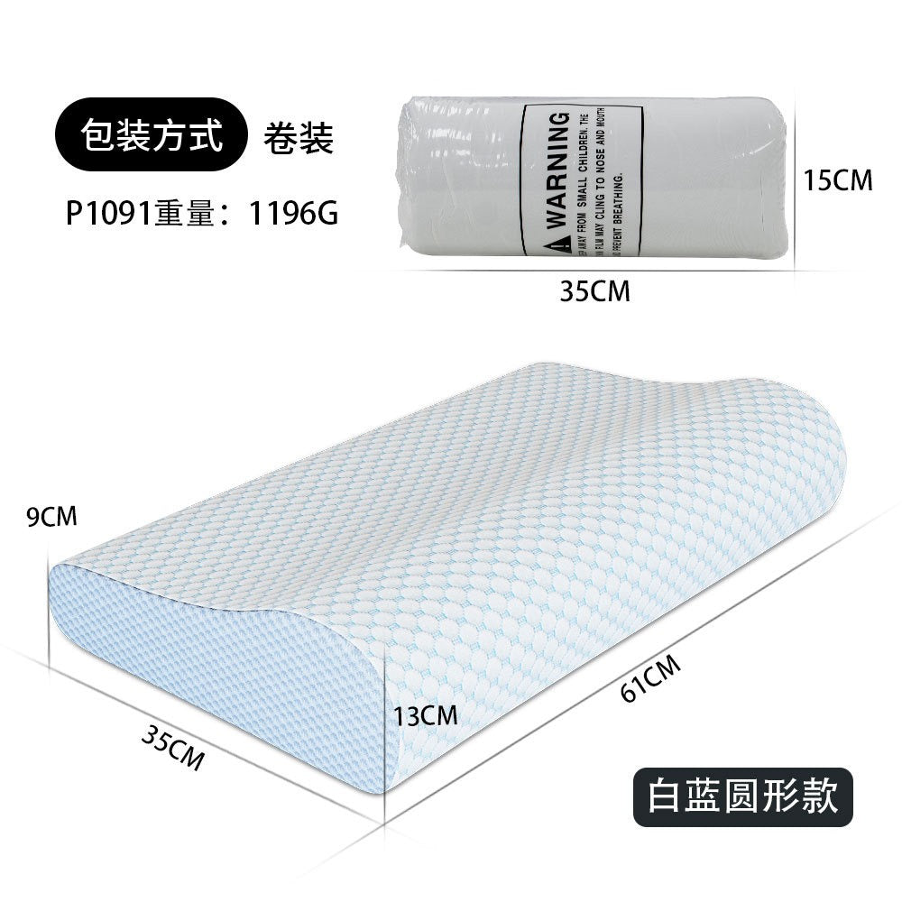 Ergonomic Contour Design Memory Foam Pillow for Side Sleepers