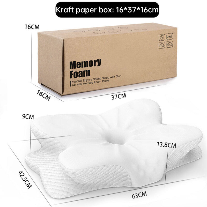 Butterfly Shape Memory Foam Neck Support Pillow for Ultimate Comfort