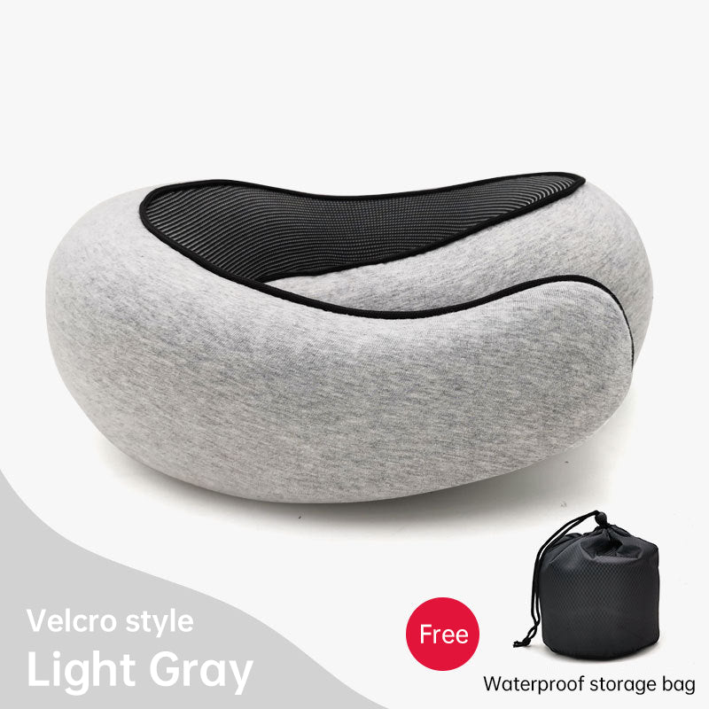 Memory Foam Neck Travel Pillow: Soft, 360° Head Support