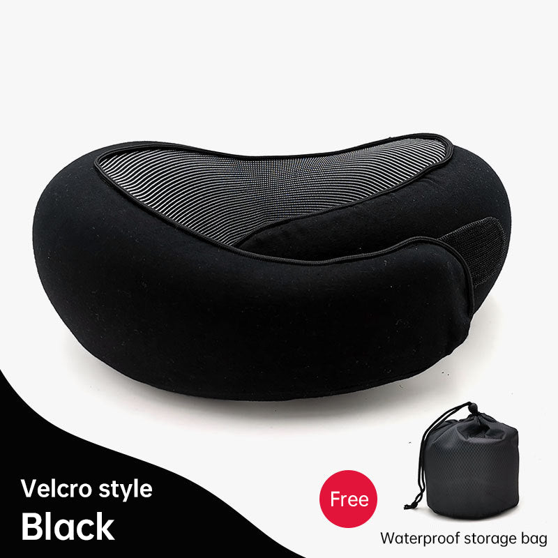 Memory Foam Neck Travel Pillow: Soft, 360° Head Support