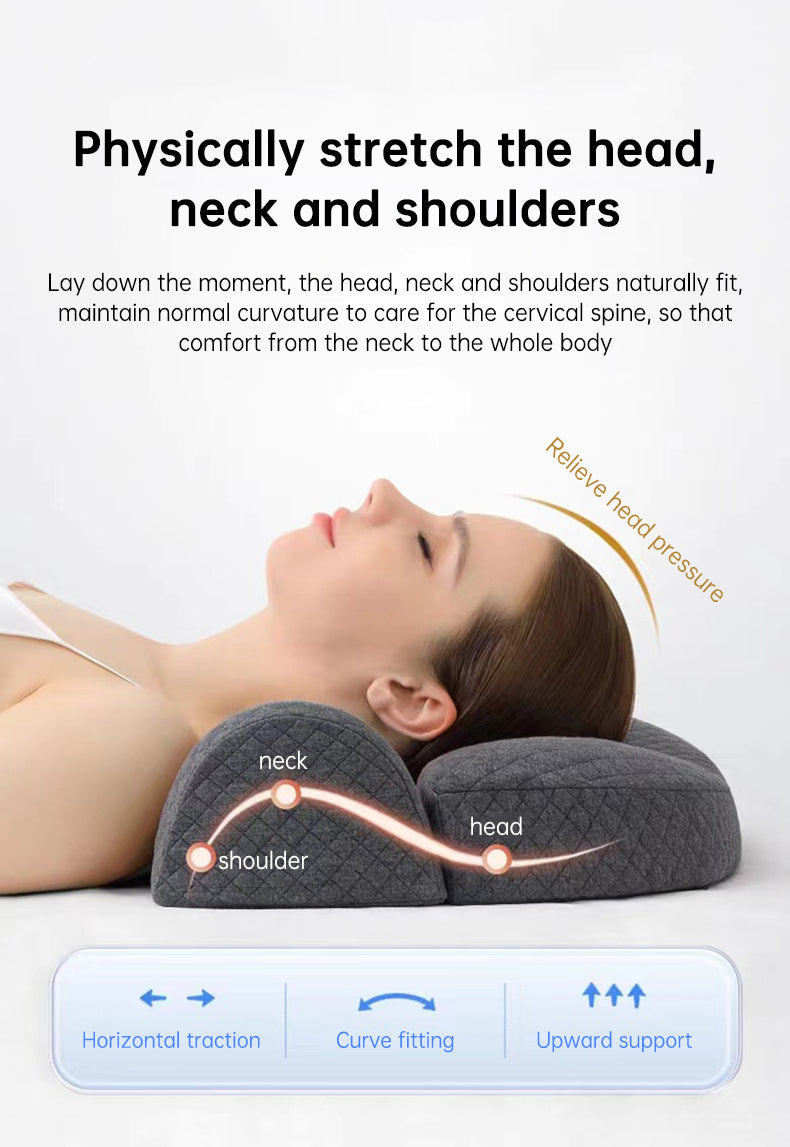 Ergonomic Cervical Memory Foam Pillow for Neck Pain Relief