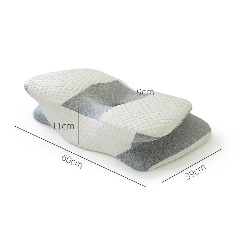 Space Memory Cotton Butterfly Pillow for Cervical Spine Support