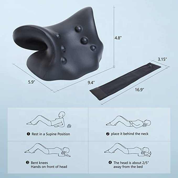Heated Neck and Shoulder Relaxer Cervical Traction Device