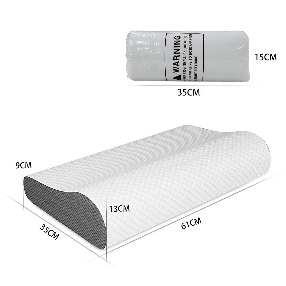 Ergonomic Contour Design Memory Foam Pillow for Side Sleepers
