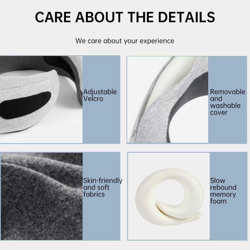 Travel Neck Pillow Memory Foam U-shaped Pillow