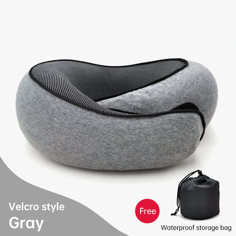Memory Foam Neck Travel Pillow: Soft, 360° Head Support