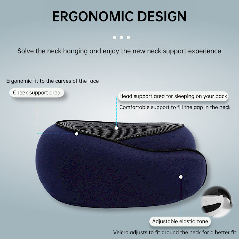 Travel Neck Pillow Memory Foam U-shaped Pillow