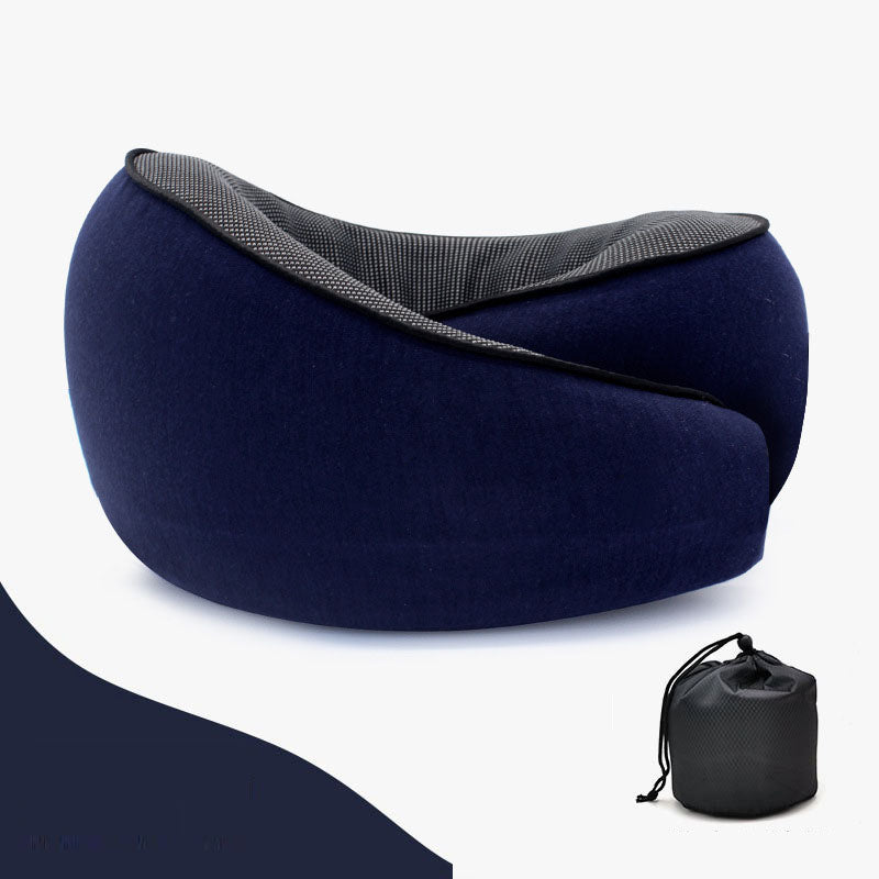 U-Shaped Memory Cotton Neck Pillow for Car Travel