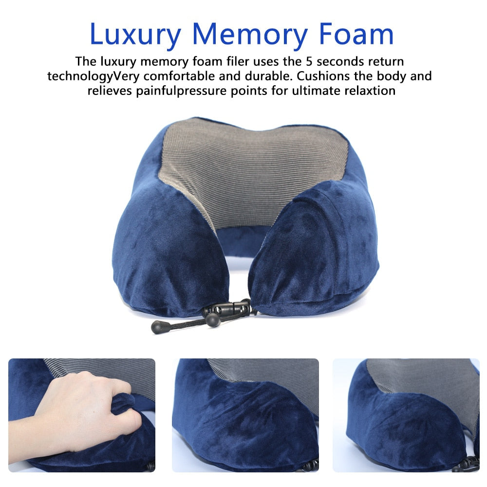 U Shaped Memory Foam Neck Pillow for Travel