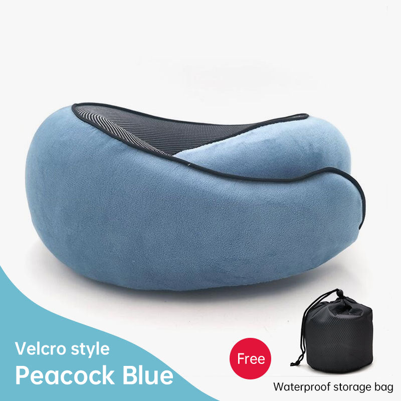 Memory Foam Neck Travel Pillow: Soft, 360° Head Support
