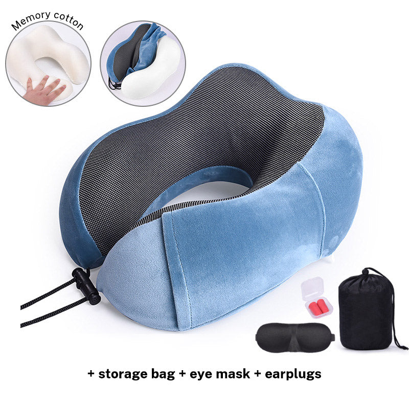 U Shaped Memory Foam Travel Pillow