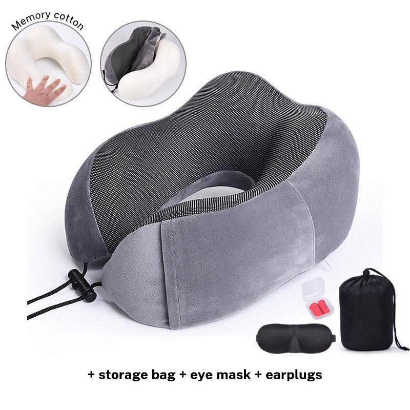 U Shaped Memory Foam Travel Pillow