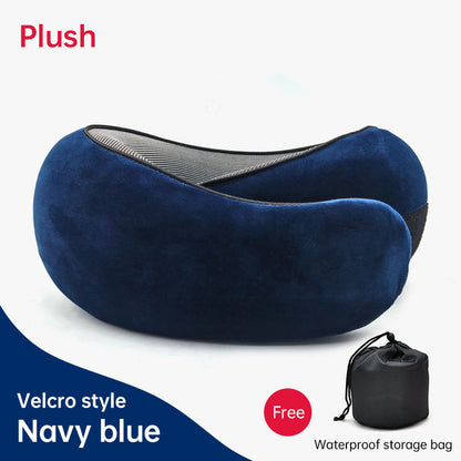 Memory Foam Neck Travel Pillow: Soft, 360° Head Support