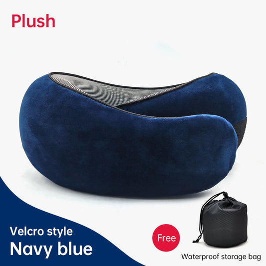 Memory Foam Neck Travel Pillow: Soft, 360° Head Support