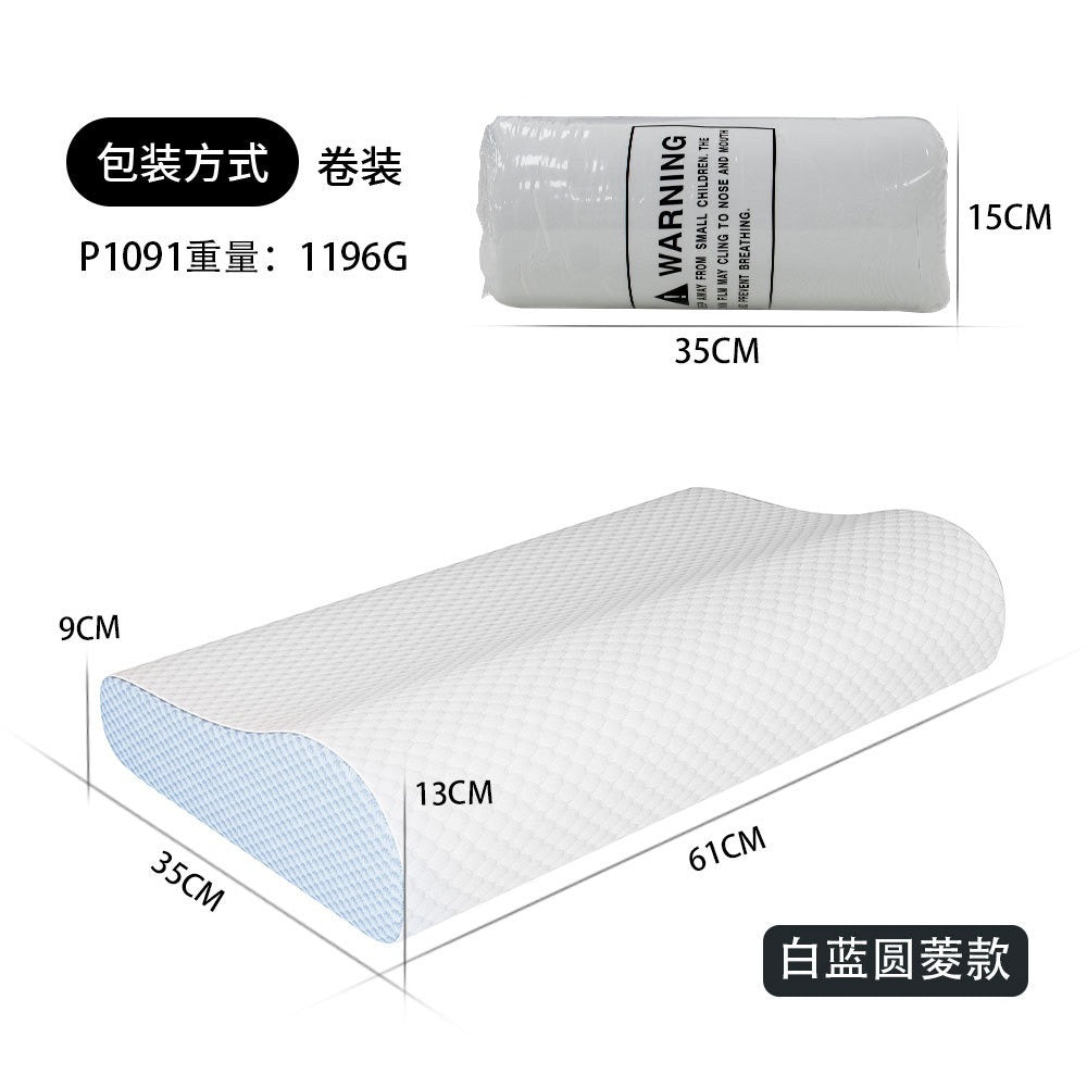 Ergonomic Contour Design Memory Foam Pillow for Side Sleepers