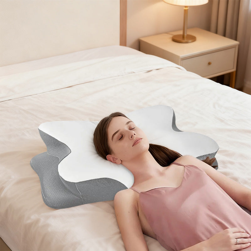 Butterfly Shape Memory Foam Neck Support Pillow for Ultimate Comfort