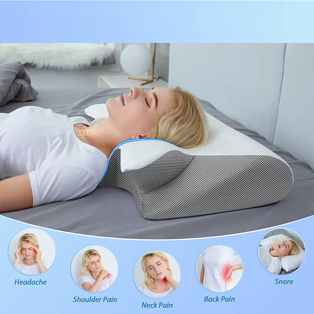 Home Sleep Butterfly Memory Foam Neck Pillow