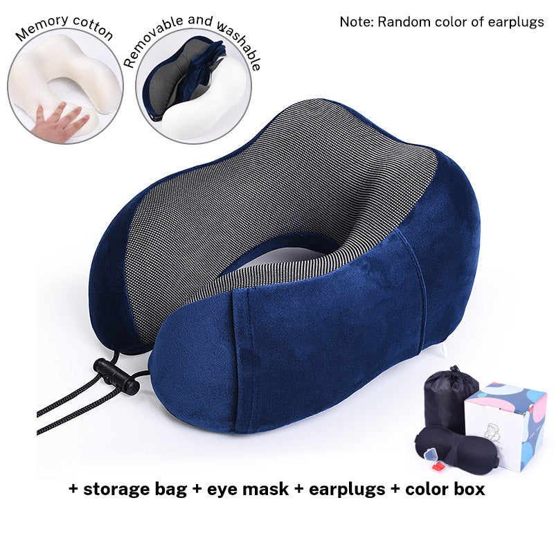 U Shaped Memory Foam Travel Pillow