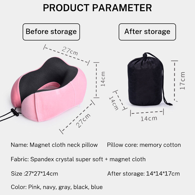 U Shaped Memory Foam Travel Pillow