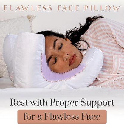 Beauty Face Satin Pillow with Memory Foam Filling