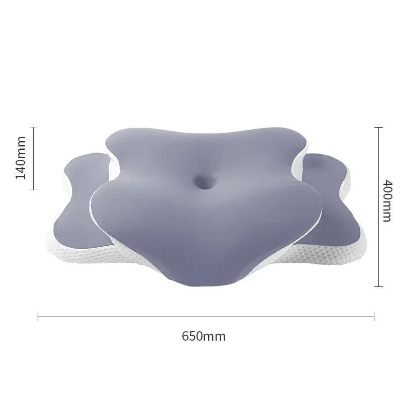 Ice Silk Ergonomic Butterfly Cervical Pillow