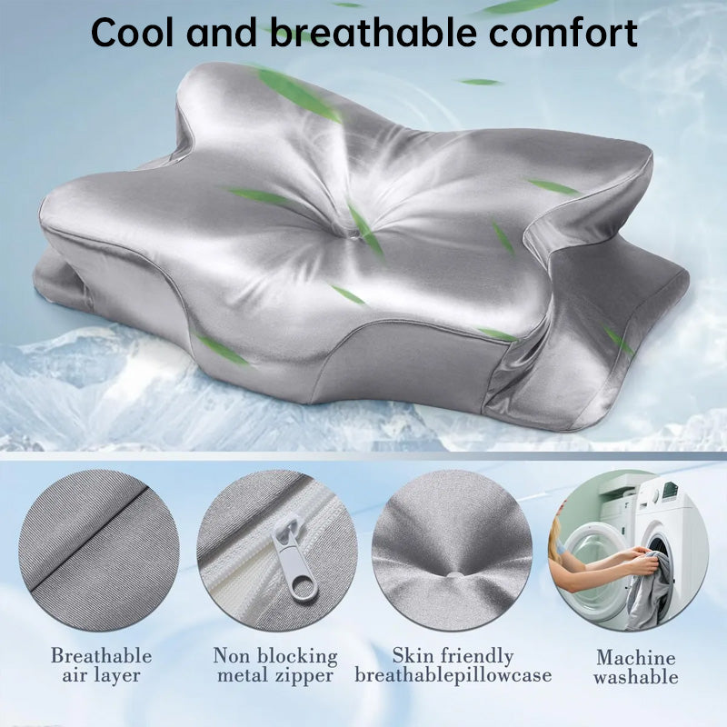 Butterfly Shape Memory Foam Neck Support Pillow for Ultimate Comfort
