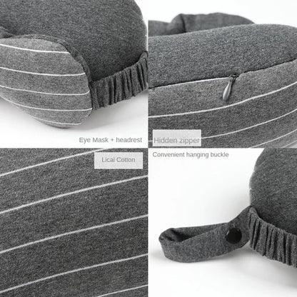 Portable 2-in-1 Eye Mask & Neck Pillow