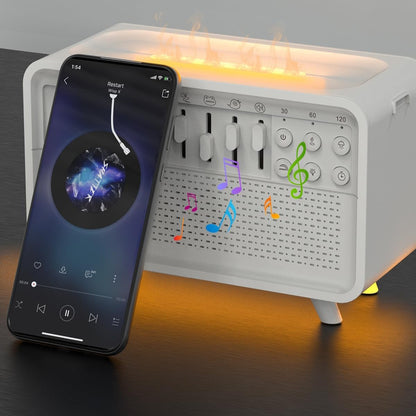 White Noise Sleep Aid Device with Bluetooth Speaker and Aromatherapy