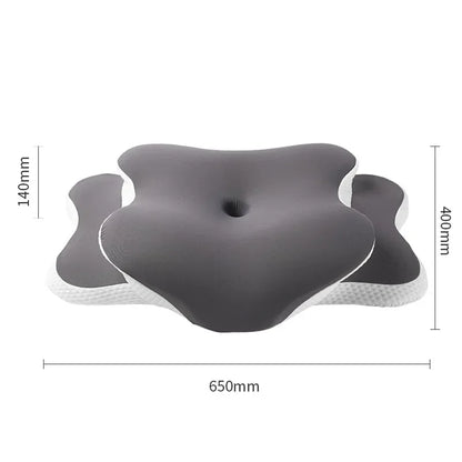 Ice Silk Ergonomic Butterfly Cervical Pillow