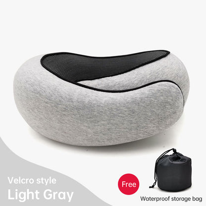 Memory Foam Neck Travel Pillow: Soft, 360° Head Support