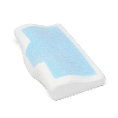 1 Pcs Memory Foam Cool Gel Pillow - Summer Ice-cool Anti-snore Neck Orthopedic Sleep Pillow Cushion
