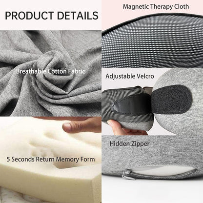 Memory Foam Neck Travel Pillow: Soft, 360° Head Support