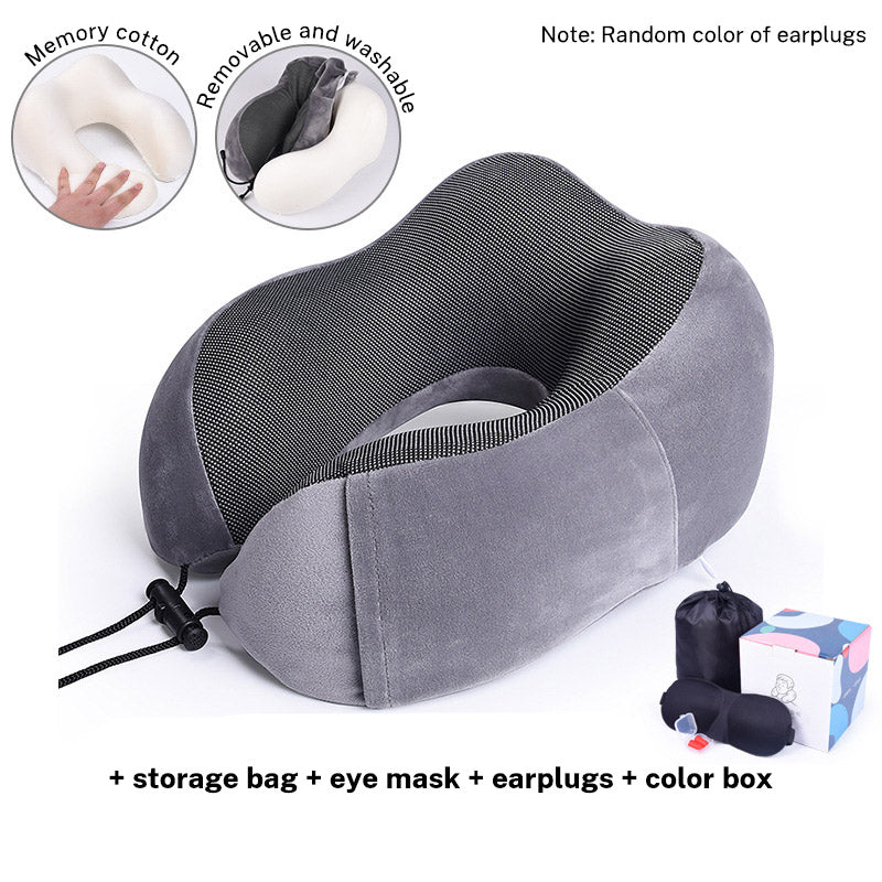 U Shaped Memory Foam Travel Pillow