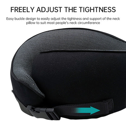 Memory Foam Neck Travel Pillow: Soft, 360° Head Support