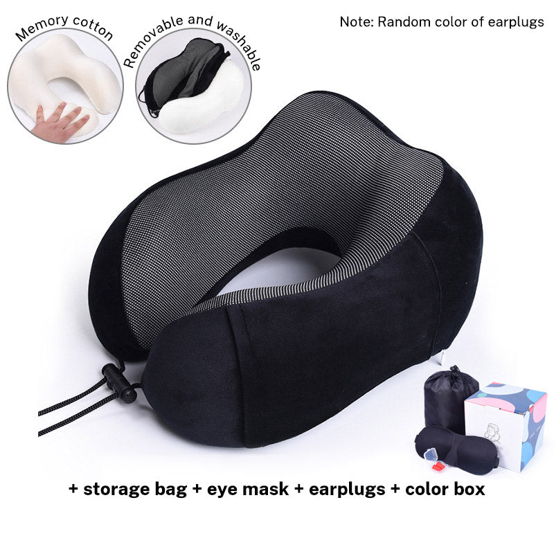 U Shaped Memory Foam Travel Pillow