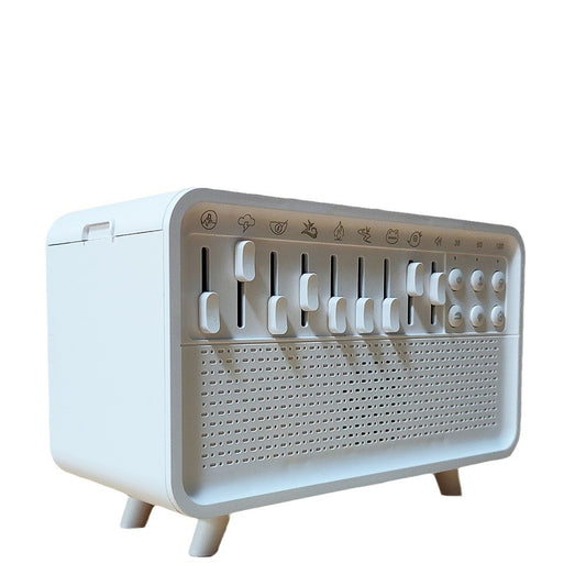 White Noise Sleep Aid Device with Bluetooth Speaker and Aromatherapy