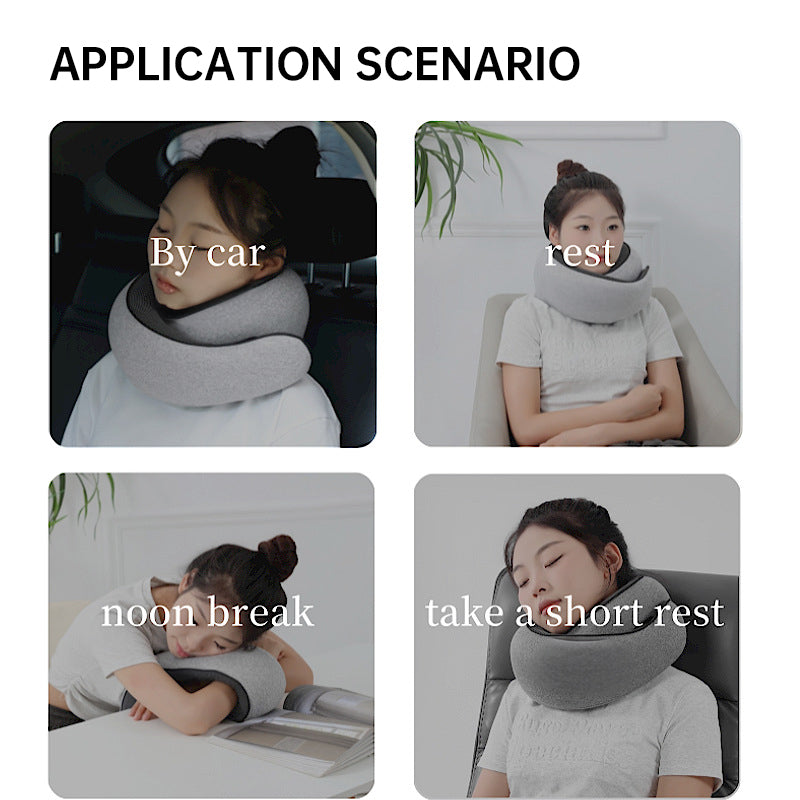 Travel Neck Pillow Memory Foam U-shaped Pillow