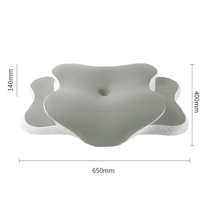 Ice Silk Ergonomic Butterfly Cervical Pillow