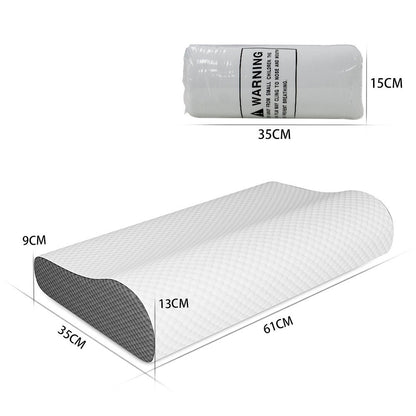 Ergonomic Contour Design Memory Foam Pillow for Side Sleepers
