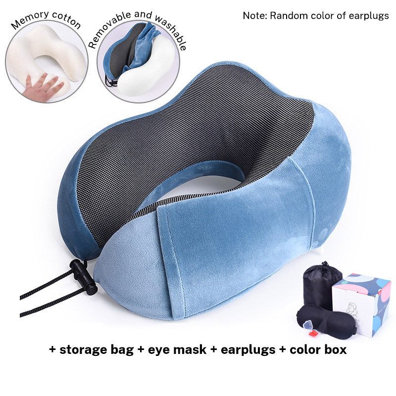U Shaped Memory Foam Travel Pillow