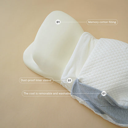 Space Memory Cotton Butterfly Pillow for Cervical Spine Support