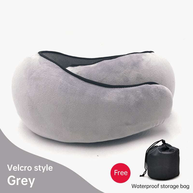 Memory Foam Neck Travel Pillow: Soft, 360° Head Support