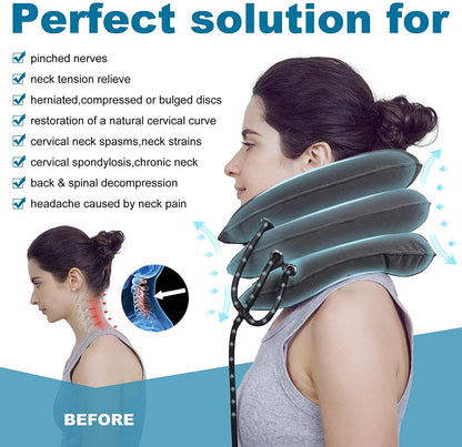 Cervical Traction Device Neck Support Pillow