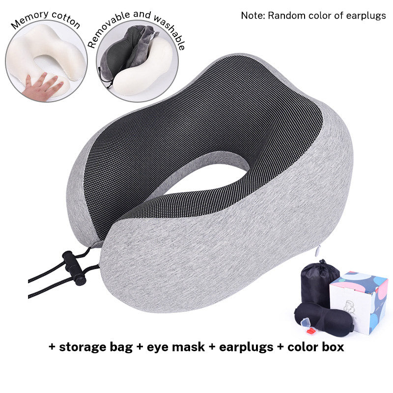 U Shaped Memory Foam Travel Pillow